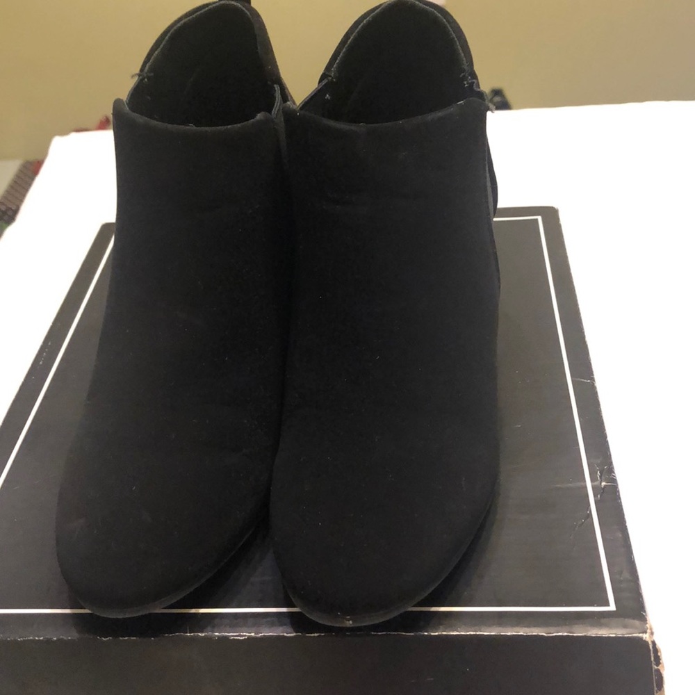 Suede Ankle Booties - Picture 2 of 4